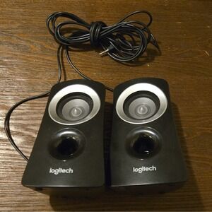 Logitech Z313 Replacement Satellite Speaker Pair L/R Channel Black 980000382